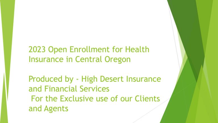 Open Enrollment for Health Insurance in 2023